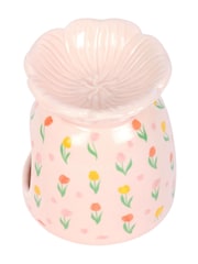 Something Different White Tulip Print Oil Burner and Wax Warmer - Image 3 of 4