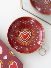 Something Different Red Sacred Heart Trinket Dish - Image 1 of 3