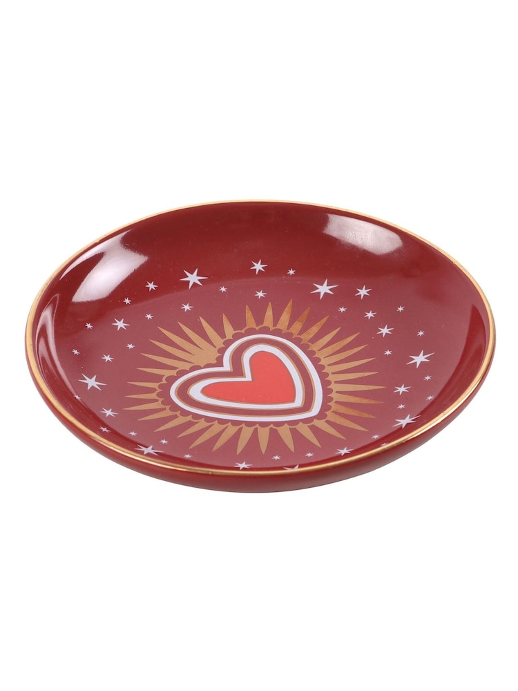 Something Different Red Sacred Heart Trinket Dish - Image 3 of 3