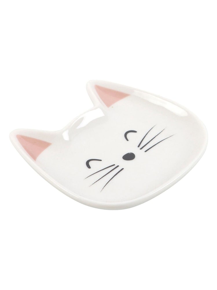 Something Different White Cat Face Trinket Dish - Image 3 of 3