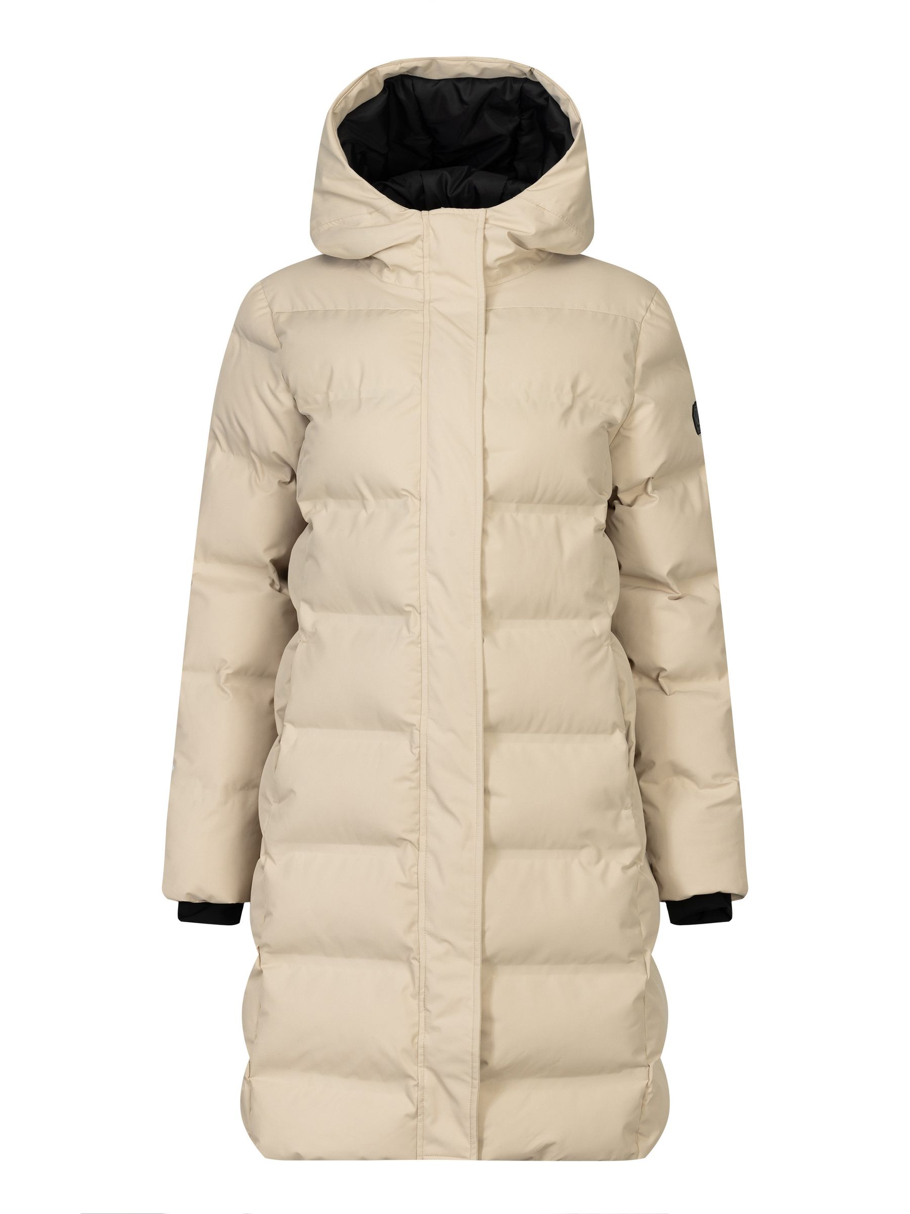 Dare 2B Women's Light Beige Wander Waterproof Longline Padded Jacket In Size 20 - Image 3
