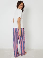 Threadbare Blue Graphic Print Short Sleeve Pyjamas Set - Image 3 of 5