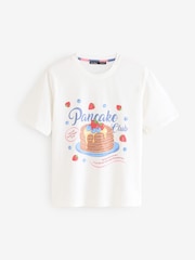 Threadbare Blue Graphic Print Short Sleeve Pyjamas Set - Image 7 of 8