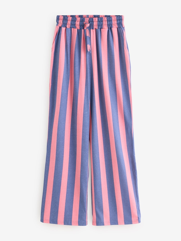 Threadbare Blue Graphic Print Short Sleeve Pyjamas Set - Image 8 of 8