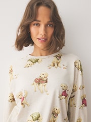 Oatmeal Charlie The Cockapoo Long Sleeve Pyjamas - Image 2 of 4