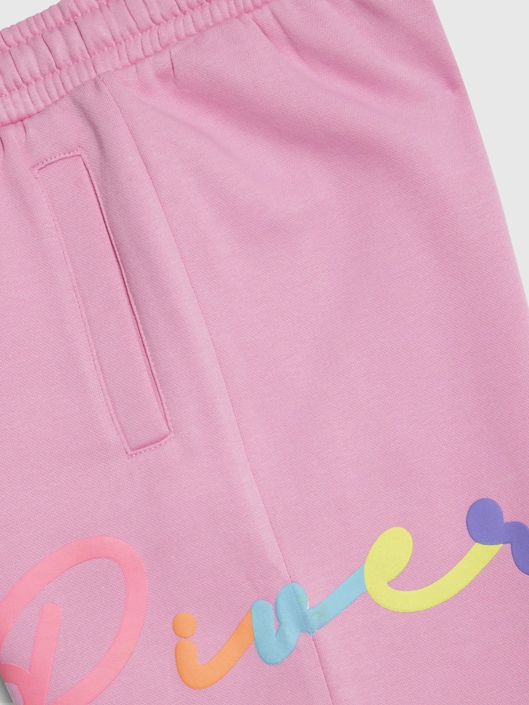 River Island Pink Sweatshirt & Wide Leg Joggers Set - Image 4 of 4