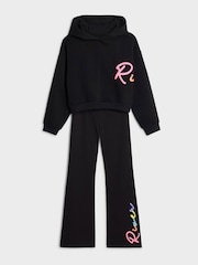 River Island Black Hoodie & Kickflare Set - Image 1 of 5