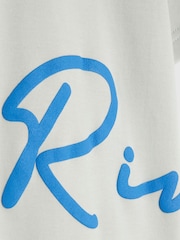 River Island Grey River T-Shirt & Short Set - Image 4 of 5