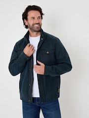 Saltwell Blue Cotton Harrington Jacket - Image 1 of 5