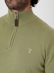 Verde - Pulôver Saltwell Quarter Zip - Imagem 4 de 4