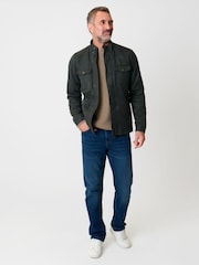 Saltwell Green Cotton Harrington Jacket - Image 3 of 6