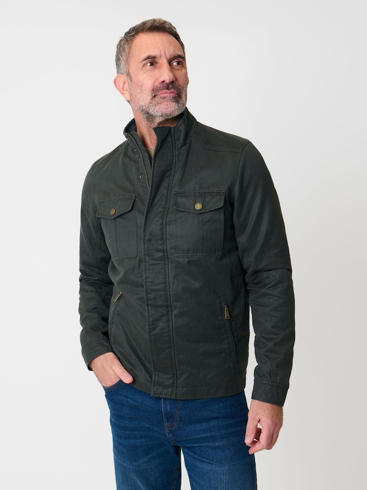 Saltwell Green Cotton Harrington Jacket - Image 6 of 6