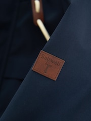 Saltwell Blue Drawcord Waist Hooded Jacket - Image 7 of 7