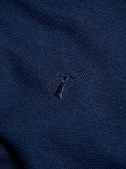 Saltwell Dark Navy Quarter Zip Jumper - Image 6 of 6