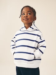 Navy/White Stripe Hoodie (3mths-7yrs) - Image 1 of 7