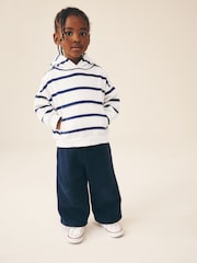 Navy/White Stripe Hoodie (3mths-7yrs) - Image 2 of 7