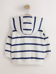 Navy/White Stripe Hoodie (3mths-7yrs) - Image 5 of 7