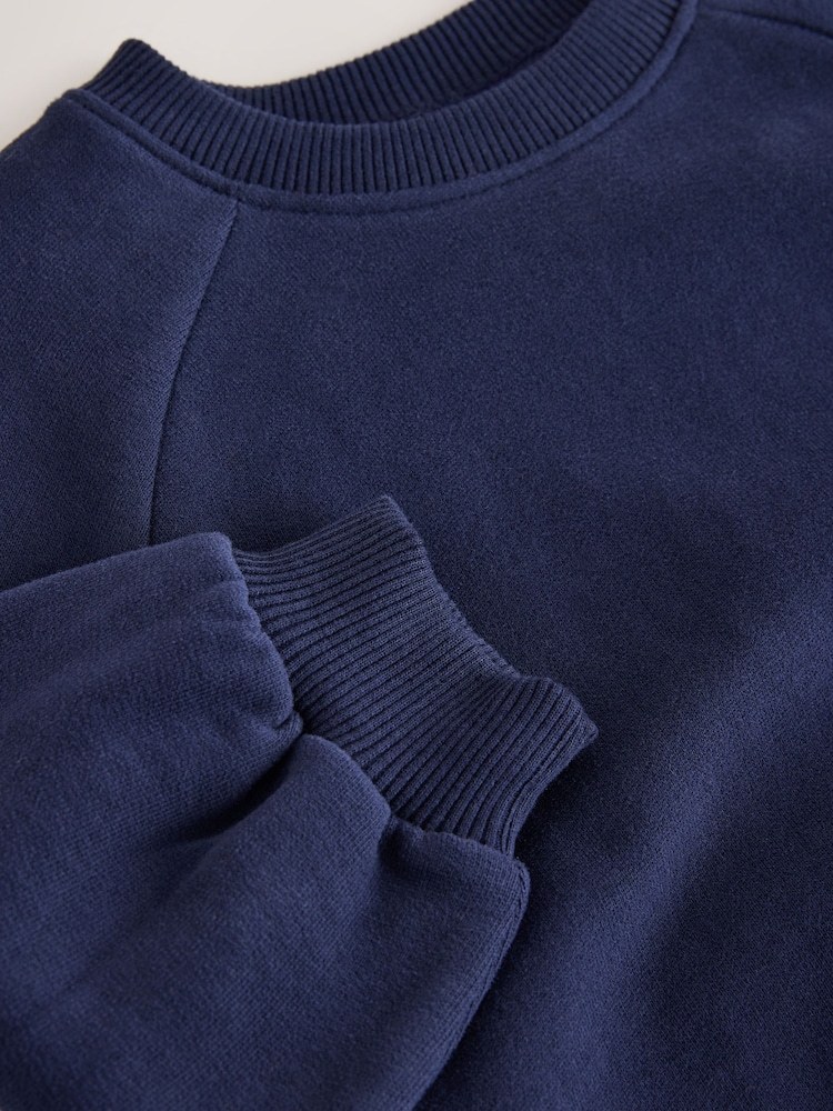 Navy Crew Neck Sweatshirt (3mths-7yrs) - Image 7 of 7