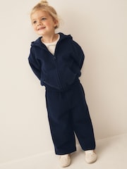 Navy Zip Through Hoodie (3mths-7yrs) - Image 2 of 8