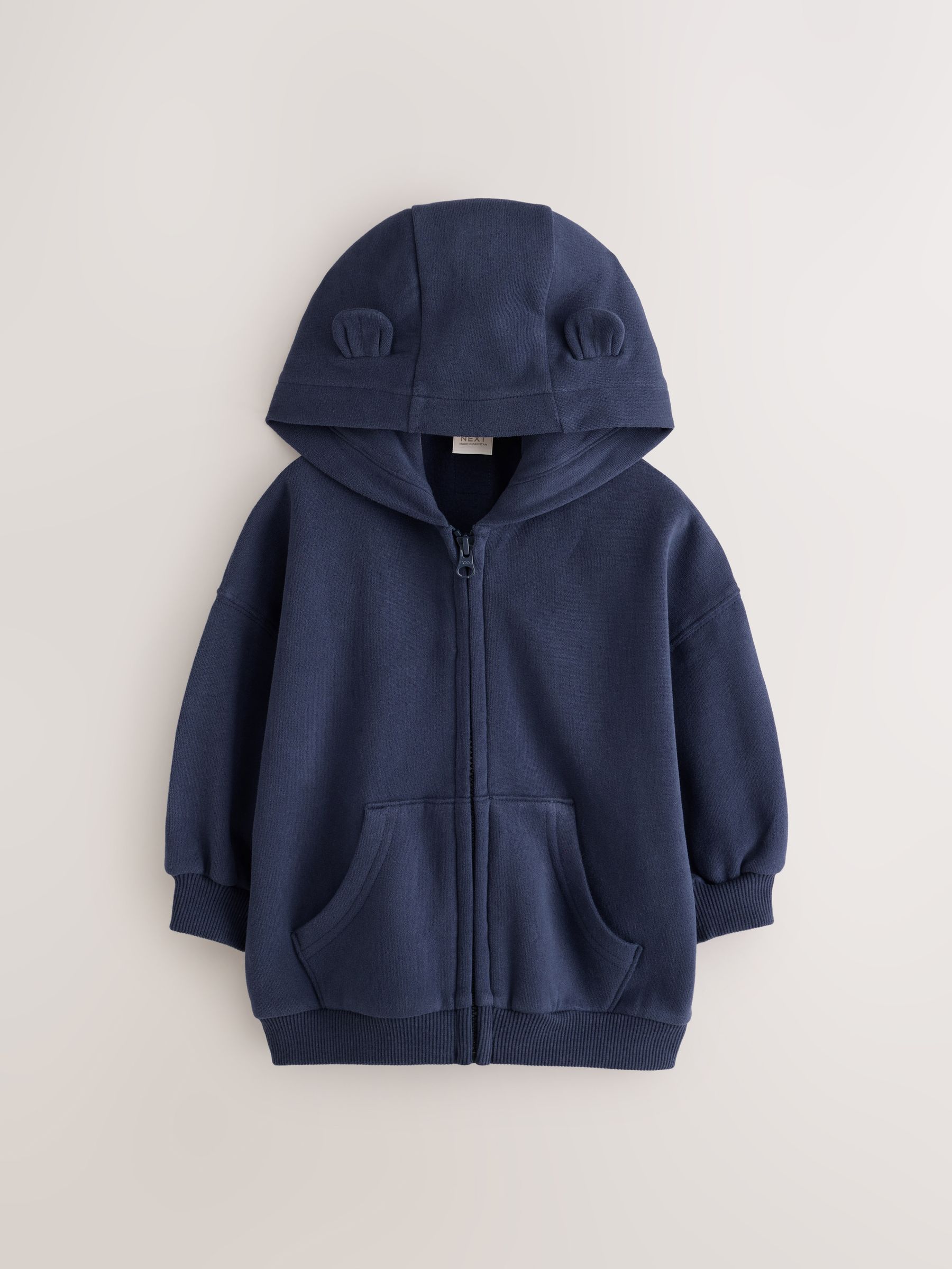 Buy Navy Zip Through Hoodie (3mths-7yrs) from Next Romania
