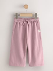 Mauve Purple Wide Leg Sweat Joggers (3mths-7yrs) - Image 5 of 8