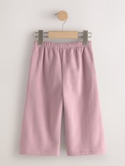 Mauve Purple Wide Leg Sweat Joggers (3mths-7yrs) - Image 6 of 8