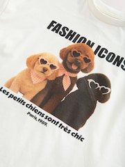 Cream Dogs Short Set Pyjamas - Image 4 of 4