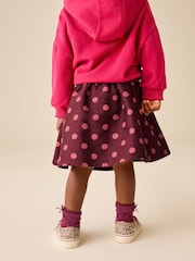 Pink/ Red Spot Pullon Skirt (3mths-7yrs) - Image 3 of 8