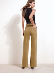 Friends Like These Olive Green Everyday Wide Leg Jeans - Image 3 of 6