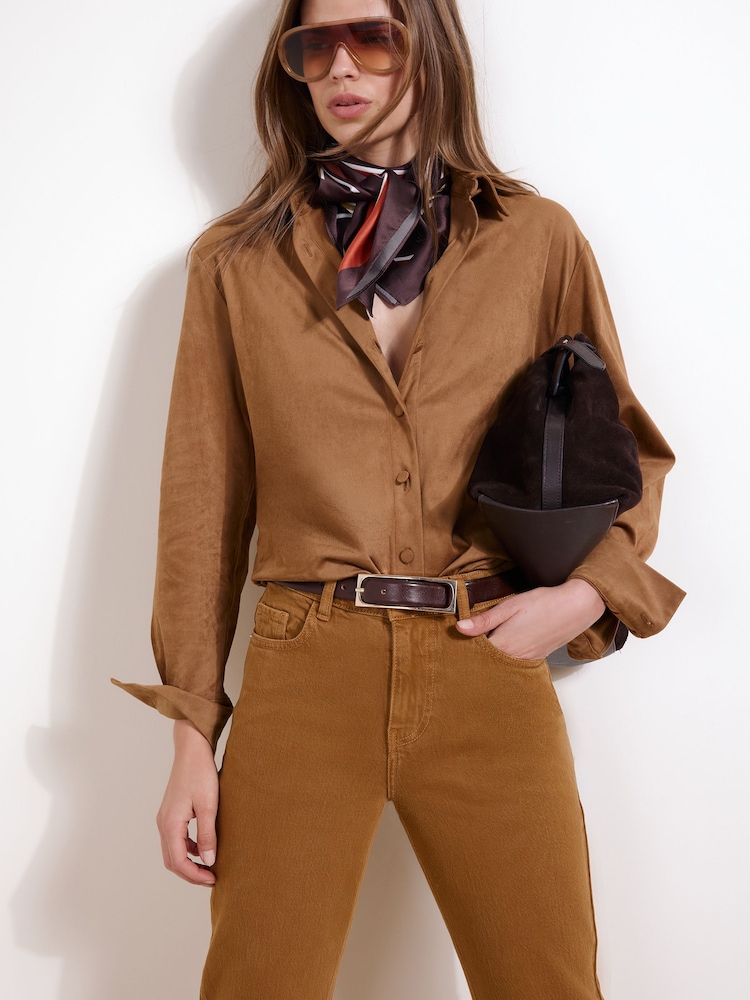 Friends Like These Ochre Yellow Stovepipe Straight Leg Jeans - Image 6 of 6 Friends Like These Ochre Yellow Stovepipe Straight Leg Jeans - Image 6 of 6