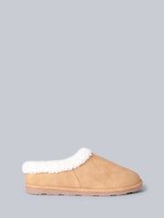 Animal Natural Unisex Borg Lined Slippers - Image 1 of 5