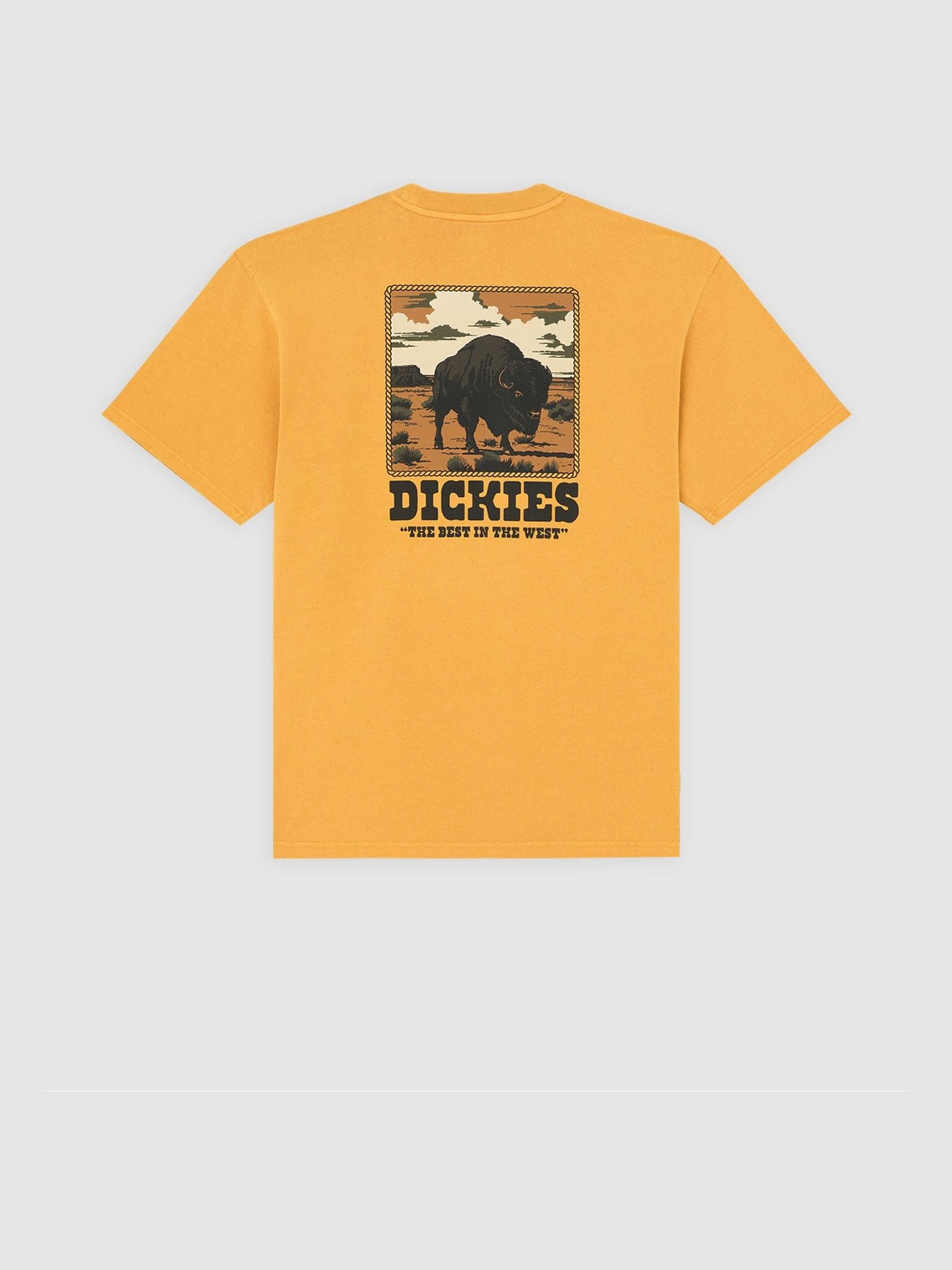 Buy Dickies Yellow Dartown Relaxed Fit Heavyweight Western Back