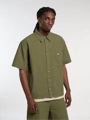 Dickies Green Vernal Boxy Back Graphic Short Sleeve Shirt - Image 1 of 3