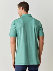 Peter Millar Green Dashwood Performance Jersey Polo Shirts - Image 3 of 6
