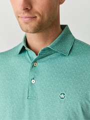 Peter Millar Green Dashwood Performance Jersey Polo Shirts - Image 4 of 6