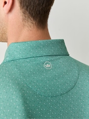 Peter Millar Green Dashwood Performance Jersey Polo Shirts - Image 5 of 6