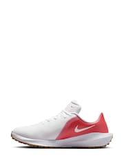 Nike White/Red Infinity Golf Trainers - Image 3 of 9
