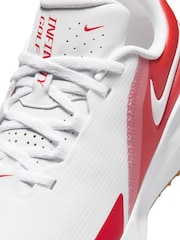 Nike White/Red Infinity Golf Trainers - Image 8 of 9