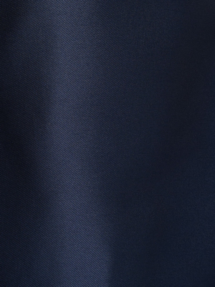 Adrianna Papell Blue Mikado Ruffle Short Dress - Image 6 of 6 Adrianna Papell Blue Mikado Ruffle Short Dress - Image 6 of 6