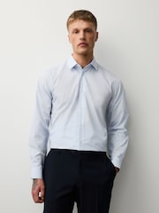 Pink/Blue Easy Care Regular Fit Single Cuff Smart Shirts 2 Pack - Image 12 of 19