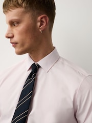 Pink/Blue Easy Care Regular Fit Single Cuff Smart Shirts 2 Pack - Image 13 of 19