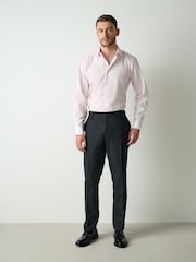 Pink/Blue Easy Care Regular Fit Single Cuff Smart Shirts 2 Pack - Image 5 of 19