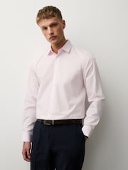 Pink/Blue Easy Care Regular Fit Single Cuff Smart Shirts 2 Pack - Image 7 of 19