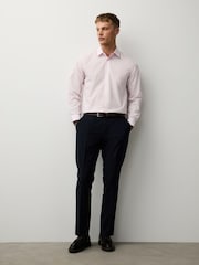 Pink/Blue Easy Care Regular Fit Single Cuff Smart Shirts 2 Pack - Image 8 of 19