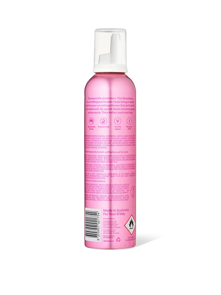 allkinds Strawberry Whipped Shower Foam 250g - Image 7 of 7 allkinds Strawberry Whipped Shower Foam 250g - Image 7 of 7