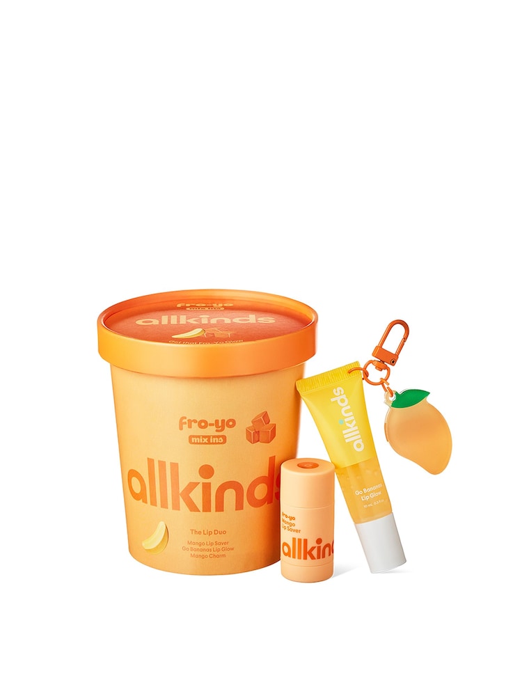 allkinds Mango Lip Duo Gift Set (Worth £21) - Image 1 of 8 allkinds Mango Lip Duo Gift Set (Worth £21) - Image 1 of 8