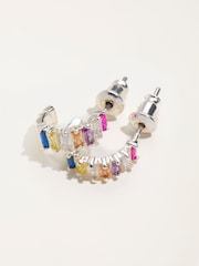 FatFace Gem Hoop Earrings - Imagen 2 de 4