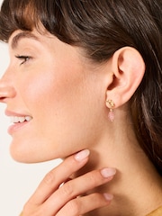 FatFace Pink Knot Stone Drops - Image 3 of 3