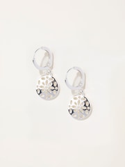 FatFace Silver Tone Cut Out Earrings - Image 1 of 2