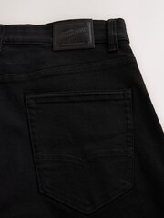Black Regular Fit Motionflex Jeans With Elasticated Waist - Image 10 of 11